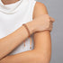 Liens orang-outan | Bracelet Mini Kismet | Orange x Argent